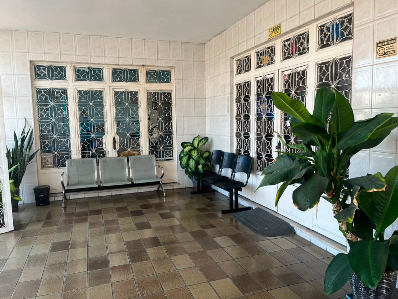 Entrada da clínica